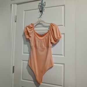 Celebrity Pink Peach Bodysuit